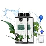 JULU Dünger Deluxe SET für Hydrokultur Zimmerpflanzen, mehr als 200l Gießwasser, hydro Dünger flüssig - kräftige und gesunde Pflanzen - inkl. Pipette und Messbecher - 2x 250 ml