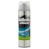 6x Gillette Mach3 Extra Comfort Rasiergel Sensitive für Empfindliche Haut,200ml (6er Pack)