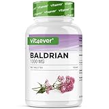 Baldrian - 500 Tabletten - 1000 mg pro Tagesportion (Valeriana officinalis) - Echte Baldrianwurzel - Über 8 Monate Reichweite - Ohne unnötige Zusätze, hochdosiert, vegan
