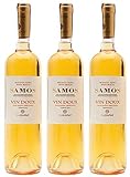 Samos Wein Vin Doux 3x 0,75l Likörwein weiß süß P.D.O. | 15% Vol. | Samos Wein | + 20ml Jassas Olivenöl