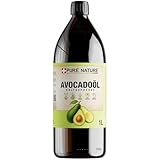 CHOSA Bio-Avocadoöl 1000ml - Kaltgepresst - Unraffiniert - 100% natürlich - Rein - Nachhaltig - Natürlich - Für Haare, Gesicht, Körper, Haut, Nägel