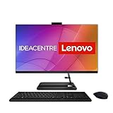 Lenovo IdeaCentre AIO 3 Desktop PC | 27' Full HD Display | AMD Ryzen 7 7730U | 16GB RAM | 1TB SSD | AMD Radeon Grafik | Win11 | schwarz | inkl. Tastatur & Maus | 3 Monate Premium Care