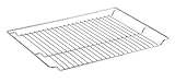 ICQN Universal-Backofenrost, Backofengitter geeignet für Bosch Siemens, Backgitter Grillrost für Backofen, Verchromt, 465 x 370 mm, 1 Stück, Silber