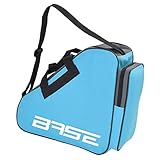 BASE - Skatebag I Schlittschuhtasche mit Henkeln I Eishockey-Bag mit Reisverschluss & praktischen Fächern I inkl. verstellbarem Trageriemen, hellblau