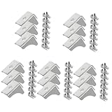 STOBOK 5 Sätze Regalstützen Für Schrank Stabile Ablageclips Zur Unterstützung Von Regalböden Küchen Und Bücherregalen Installieren Langlebig Und Anwendung 10 Stück * 5