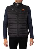 ellesse Herren Bardy Weste, Schwarz, L EU