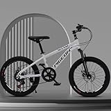 FMBLDM Mountainbike 24 Zoll 6 Gang Integrierte Radscheibenbremse Stoßdämpfung Kinder und Jugendliche Pendlerfahrrad B,22 inches