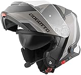 Bogotto V271 BT Zabu Bluetooth Klapphelm (Black Matt/Grey,XL)