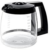 Ersatz-Kaffeekaraffe aus Glas für Cuisinart Kaffeemaschinen-Modelle DCC-1200, DCC-1100BK, DCC-2650, CHW-12, CHW-12P1, DGB-550BK, DGB-550BK1, DGB-625BC, DGB-700BC und SS-12 | Teilenummer DCC-12 C-1200