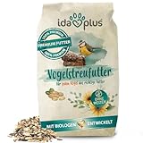 Ida Plus - Vogelstreufutter ohne Weizen für Wildvögel - Winterstreufutter - Optimale Mischung - Futter ist Weizenfrei, Fettreich & Energiereich - Vogelfutter Wildvögel Ganzjährig - Wildvogelfutter