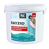 5 kg BAYZID ® Chlor Granulat von Höfer Chemie - wirkt schnell und zuverlässig für Pool und Schwimmbad