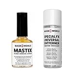 Maskworld Mastix Hautkleber 10ml & Entferner 50ml im Komplettset