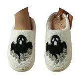 Halloween Hausschuhe Damen Cartoon plüsch kürbis Fledermaus Paar Smiley warme Winter Wolle Damen Slipper clean Terror Herren Flauschige Slippers