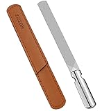 ZIZZON Professionelle Edelstahl-Nagelfeilen mit Doppelseiten...