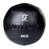 Suprfit – Medizinball 6 kg für Cross- & Functional Training – Wall Ball mit weichem Polster & griffiger PVC-Oberfläche – Gewichtsball zum Training von Explosivkraft, Kondition & Koordination