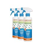 ARDAP Repell Ungeziefer Zerstäuber 3 x 500ml - Anti Insektenspray - Ungezieferspray & Fliegenspray bei Ungezieferbefall - Insekten Spray - Schädlingsfrei - Pumpspray - Wirkt schnell (PT19)