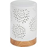 ONVAYA® Duftlampe | Elektrisch | Farbe: Creme weiß | Aroma Diffuser | Aromalampe | Duftstövchen | Modernes Duftlicht (Bianca)