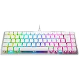 Roccat Vulcan II Mini Air – 65 Prozent wireless optische mechanische Gaming-Tastatur, anpassbare RGB-Beleuchtung, abnehmbares Kabel, TITAN II Linear Schalter, Aluminiumplatte, Weiß