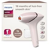 Philips Lumea IPL 9000 Series Haarentfernungsgerät mit SenseIQ Technologie – Alternative zur Laserhaarentfernung – 4 Aufsätze für Körper, Gesicht, Bikinizone & Achselhöhlen, kabellos (BRI957/00)