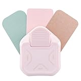 Vaessen Creative 3-in-1 Eckenstanzer - 4/7 / 10 mm - Eckenabrunder Rosa - Stanzer für Fotoecken, Papier, Karton und Karten - Papier Basteln