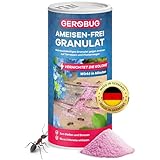 GEROBUG Ameisen-frei Granulat - ideal gegen Ameisen und Ameisennester - staubfreies Ködergranulat zum Streuen oder Gießen - im Innen- und Außenbereich einsetzbar - 500 g