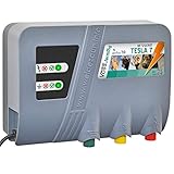 VOSS.farming Weidezaungerät Tesla 7' Duo Extra Power: 230 V, 10000 Volt, 7 Joule, für Lange Zäune, starker Bewuchs Elektrozaungerät 230 V Pferd