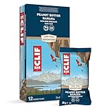 Clif Bars - Energy Bar / Nutritional Protein Bar - Erdnussbutter Banane mit dunkler Schokolade - pflanzliches Protein - 12 x 68g