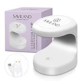 Saviland Mini U V Lampe – 16W U V/LED Nagellampe Nageltrockner Nägel für Gel Nagellack, Poly-Builder-Nagelgel, Klebegel, Nagelkunstwerkzeuge für Anfänger, Heimwerker, Profis Salon