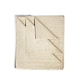 Natürlich Hanf (NEUHEIT) 2er-Set Premium Bäckerleinen getestet von Südtiroler Meisterbäckern – Teigtuch aus 100% Natur-Hanf (120 x 70 cm) - Extra großes Gärtuch - Praktische Backleinen für Backwaren