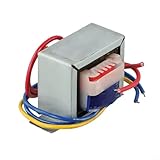 HanOaki Stromwandler 10 W EI48 Eingang 220 V Ausgang AC zu AC Step Down Konverter mit Vollkupferdraht und Isolationsdesign, 1 Stück (Dual-Ausgang 9 V)