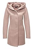 ONLY Damen onlSEDONA Light Melange Coat CC OTW Mantel, Braun (Mocha Mousse Detail:Melange), 36 (Herstellergröße: S)