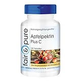 Fair & Pure® - Apfelpektin mit Vitamin C & Calcium - vegan - natürlicher Ballaststoff - 180 Tabletten - ohne Magnesiumstearat