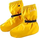 BenBoy Baby Regenfüßlinge Wasserdicht Matschschuhe Buddelfüßlinge Krabbelschuhe mit Fleece-Futter Regenüberschuhe Babys Jungen Mädchen (Gelb, M, medium)