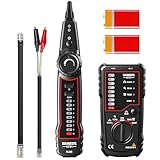 KAIWEETS netzwerktester – RJ45 RJ11 netzwerkkabel tester Telefonkabeltester,netzwerk kabeltester LAN-Kabeltester, geeignet für Kabelverfolgung, Telefonleitungstests und Durchgangsprüfungen