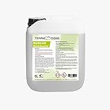TerraDomi Rusche Steindusche, 5 L Konzentrat, Steinreiniger für bis zu 2000 m², Reinigungsmittel für saubere Wege & Plätze, Wegerein, biologisch abbaubar