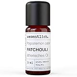 Patchouli Öl - reines ätherisches Öl von wesentlich. - 100% naturrein aus der Glasflasche (10ml)