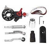 Maschinenschleifbandadapterkopf Umwandlung M10M14 mit Schleifband 10.2 cm-12.7 cm für elektrische Winkelschleifer Holzbearbeitung