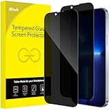JETech Sichtschutz Full Screen für iPhone 13 Pro Max 6,7 Zoll, Panzer schutz Anti-Spy Glas Schutzfolie, Kante zu Kante Displayschutz Hat Keinen Einfluss auf die Hülle, 2 Stück