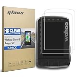 INNOSURE [2er-PACK] Gehärtete Glas Display-Schutzfolie für Wahoo Elemnt Roam V2 (2.0) GPS Fahrradcomputer 2,7 Zoll Touchscreen 9H kratzfest (HD klar)