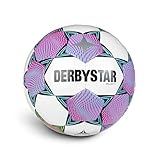 Derbystar Fussball Brillant TT v23 Weiss Pink Gruen 5