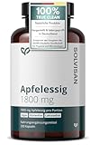 SOLVISAN - Apfelessig Kapseln - 1.800 mg pro Tagesdosis - 200 Kapseln - In Deutschland produziert - Vegan, Laborgeprüft und ohne Zusatzstoffe