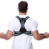 NovoBrace Rücken Geradehalter Haltungskorrektur Herren,Gerader Rücken Geradehalter,Haltungskorrektur Damen，RückenstüTze - RüCkenstabilisator,Posture Corrector Men，Eisenhaltig