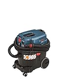 Bosch Professional Nass-/Trockensauger GAS 35 L AFC (inkl. 1x Zellulose-Flachfaltenflter, Fugendüse, Entsorgungssack, Krümmer, Bodendüsen-Set, 3x 0,35 m Saugrohr, Schlauch 5 m, Ø 35 mm), Blau