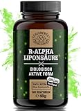 Alpha Liponsäure -300mg- WICHTIG: R Alpha Liponsäure Hochdosiert +körpereigene Form für Optimale Bioverfügbarkeit I 120 Kapseln R Alpha Liponsäure I Laborgeprüft -DE- SCHEUNENGUT®