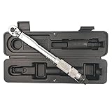 Crepundia Drehmomentschlüssel,Torque Wrench Drehmomentschlüssel-Bike 1/4 Quadrat-Laufwerk 5-25 nm Zwei-Wege-Ratsche-Rair-Reparaturschlüssel-Schlüsselhandwerkzeuge