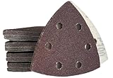 Schleifpapier Dreieckschleifer | Mix-Pack Korn | 30 Stück | Schleifpapier Klett | Deltaschleifer Schleifpapier | Schleifdreiecke 93x93x93 | Grob Schleifen Set (Grob Mix 40/80 /120)