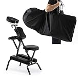 Faltbarer Massagestuhl, ergonomisches Design für Salon, Schaben, Tätowieren und Reisen