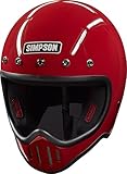 SIMPSON M50DL5 Modell 50 Dot Helm (Lrg Red)