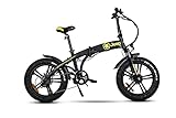 Jeep E-Bikes Unisex – Erwachsene FR 7020 E-Bike, Schwarz,...