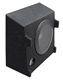 ESX SXT800Q - 20 cm (8”) Downfire-Subwoofer-System passiv passend/kompatibel mit Volkswagen T5 / T6 / T6.1 (Freiraum unter dem Fahrer-/Beifahrersitz) mit 500 W max.